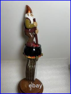 GRISTMEISTER BEER BREWING CO. MASTER BREWER beer tap handle LONG ISLAND NEW YORK