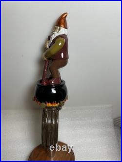 GRISTMEISTER BEER BREWING CO. MASTER BREWER beer tap handle LONG ISLAND NEW YORK