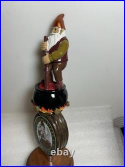 GRISTMEISTER BEER BREWING CO. MASTER BREWER beer tap handle LONG ISLAND NEW YORK