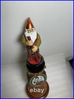 GRISTMEISTER BEER BREWING CO. MASTER BREWER beer tap handle LONG ISLAND NEW YORK