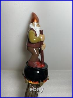 GRISTMEISTER BEER BREWING CO. MASTER BREWER beer tap handle LONG ISLAND NEW YORK