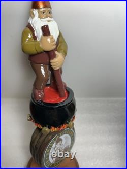GRISTMEISTER BEER BREWING CO. MASTER BREWER beer tap handle LONG ISLAND NEW YORK