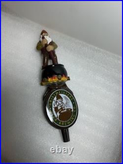 GRISTMEISTER BEER BREWING CO. MASTER BREWER beer tap handle LONG ISLAND NEW YORK