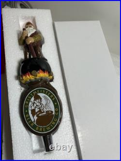 GRISTMEISTER BEER BREWING CO. MASTER BREWER beer tap handle LONG ISLAND NEW YORK