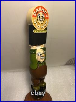 GRUMPY OLD MEN BREWING GRUMPY OLD MAN WITH SIGN Draft beer tap handle. GEORGIA