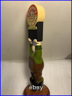 GRUMPY OLD MEN BREWING GRUMPY OLD MAN WITH SIGN Draft beer tap handle. GEORGIA