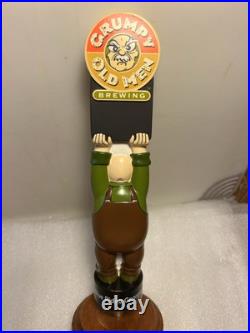 GRUMPY OLD MEN BREWING GRUMPY OLD MAN WITH SIGN Draft beer tap handle. GEORGIA