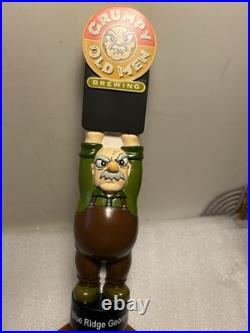 GRUMPY OLD MEN BREWING GRUMPY OLD MAN WITH SIGN Draft beer tap handle. GEORGIA