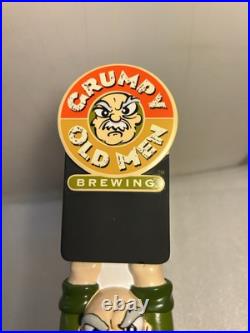GRUMPY OLD MEN BREWING GRUMPY OLD MAN WITH SIGN Draft beer tap handle. GEORGIA