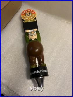 GRUMPY OLD MEN BREWING GRUMPY OLD MAN WITH SIGN Draft beer tap handle. GEORGIA