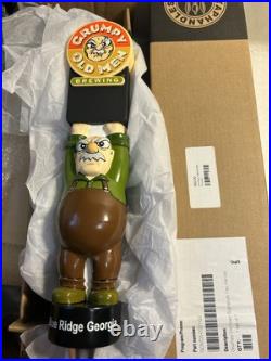 GRUMPY OLD MEN BREWING GRUMPY OLD MAN WITH SIGN Draft beer tap handle. GEORGIA