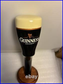 GUINNESS STOUT DRAFT PINT OF GUINNESS BEER draft beer tap handle. IRELAND