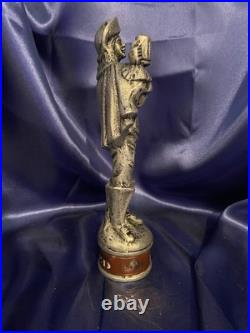 G. HEILMAN BREWING 8.5 Pewter GRENADIER RED beer tap handle #381