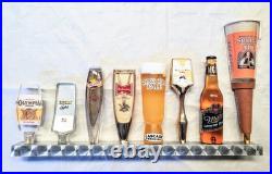 Golden Lot Custom Metal Beer Tap Handle Display with 8 Beer Taps included