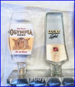 Golden Lot Custom Metal Beer Tap Handle Display with 8 Beer Taps included