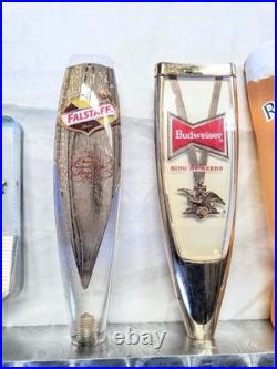 Golden Lot Custom Metal Beer Tap Handle Display with 8 Beer Taps included