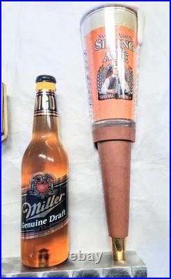 Golden Lot Custom Metal Beer Tap Handle Display with 8 Beer Taps included