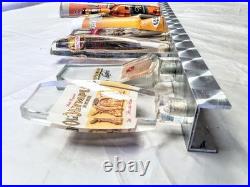 Golden Lot Custom Metal Beer Tap Handle Display with 8 Beer Taps included