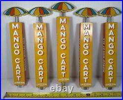 Golden Road Mango Cart Ale Umbrella Beer Tap Handle 12.25 Tall SET OF 5