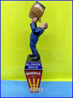 Gordon Biersch BOCK BEER Tap Handle Knob SKINNY BREWER CALIFORNIA BREWING NEW