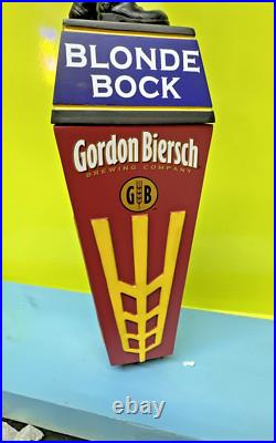 Gordon Biersch BOCK BEER Tap Handle Knob SKINNY BREWER CALIFORNIA BREWING NEW