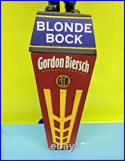 Gordon Biersch BOCK BEER Tap Handle Knob SKINNY BREWER CALIFORNIA BREWING NEW