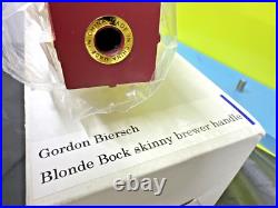 Gordon Biersch BOCK BEER Tap Handle Knob SKINNY BREWER CALIFORNIA BREWING NEW