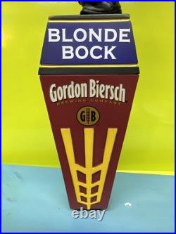 Gordon Biersch BOCK BEER Tap Handle Knob SKINNY BREWER CALIFORNIA BREWING NEW