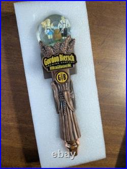 Gordon Biersch Maibock Beer Tap Handle Snow Globe Breweriana New Old Stock