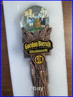 Gordon Biersch Maibock Beer Tap Handle Snow Globe Breweriana New Old Stock