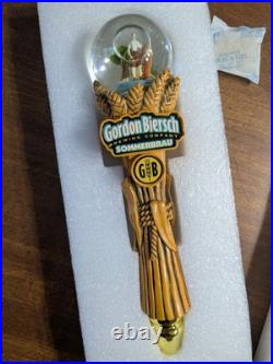 Gordon Biersch Sommerbrau Beer Tap Handle Snow Globe Hanscraft AJS NOS New