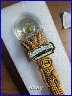Gordon Biersch Sommerbrau Beer Tap Handle Snow Globe Hanscraft AJS NOS New