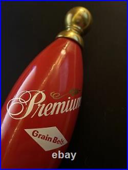 Grain Belt Premium Wood Beer Tap Handle Vintage Perfect Condition Rare 11.5