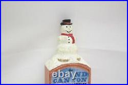 Grand Canyon Brewing Co Winter Snowman Topped Beer Tap Handle Man Cave MB