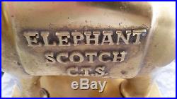 Great, original Vintage Advertising display figure /taphandle ELEPHANT beer, rare