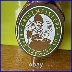 Gristmeisters Brewing GNOME BEER Tap Handle 11 North Folk LONG ISLAND NEW YORK