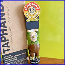 Grumpy Old Men Brewing BEER Tap Handle NEW in BOX 12 Tall Blue Ridge GEORGIA