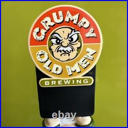 Grumpy Old Men Brewing BEER Tap Handle NEW in BOX 12 Tall Blue Ridge GEORGIA