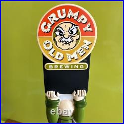 Grumpy Old Men Brewing BEER Tap Handle NEW in BOX 12 Tall Blue Ridge GEORGIA
