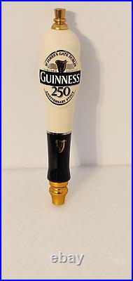 Guinness 250 Anniversary Stout St James's Gate Dublin 12 Draft Beer Tap Handle