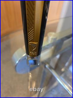 Guinness Beer Tap Handle! Gold Accents! Extreme Rare Look At Back