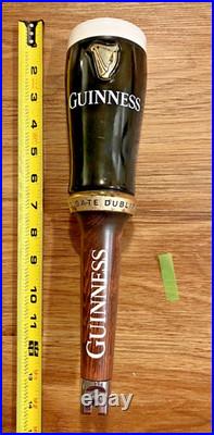 Guinness Beer Tap Handle Knob Topper Bar Top Keg Brewing Draft Pint Glass