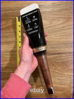 Guinness Beer Tap Handle Knob Topper Bar Top Keg Brewing Draft Pint Glass