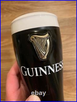 Guinness Beer Tap Handle Knob Topper Bar Top Keg Brewing Draft Pint Glass