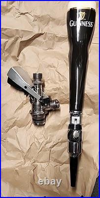 Guinness Draught Beer stout Tap Handle with Nitro Draft Spout & Tap Coupler