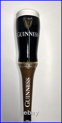 Guinness Draught Stout Tap Handle Wood Handle Ceramic Pint Pouring Instructions