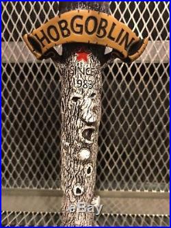 HOBGOBLIN ENGLISH ALE Fig MAD Troll Tree & Sword NEW STYLE Beer Tap Handle