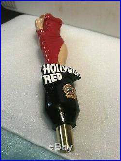 HOLLYWOOD RED model beer tap handle. California. Last one