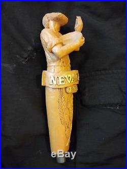 HOLY GRAIL Of RARE Nevada City Brewing Beer Tap Handle Gold Miner EPIC