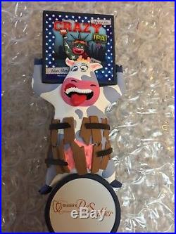 HOLY GRAIL SUPER RARE French Brasserie De Sutter Crazy IPA Cow Beer Tap Handle